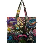 Psychedelic Funky Trippy Canvas Travel Bag