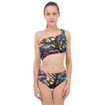 Psychedelic Funky Trippy Spliced Up Two Piece Swimsuit