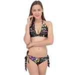 Psychedelic Funky Trippy Tie It Up Bikini Set