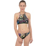 Psychedelic Funky Trippy Halter Bikini Set
