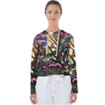 Psychedelic Funky Trippy Women s Slouchy Sweat