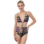 Psychedelic Funky Trippy Tied Up Two Piece Swimsuit
