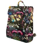 Psychedelic Funky Trippy Flap Top Backpack