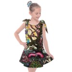 Psychedelic Funky Trippy Kids  Tie Up Tunic Dress