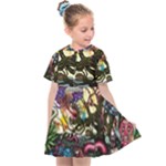 Psychedelic Funky Trippy Kids  Sailor Dress