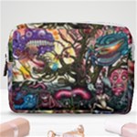 Psychedelic Funky Trippy Make Up Pouch (Medium)