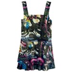 Psychedelic Funky Trippy Kids  Layered Skirt Swimsuit