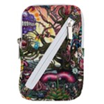 Psychedelic Funky Trippy Belt Pouch Bag (Large)