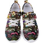 Psychedelic Funky Trippy Women s Velcro Strap Shoes