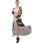 Psychedelic Funky Trippy Maxi Chiffon Beach Wrap