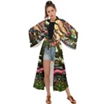 Psychedelic Funky Trippy Maxi Kimono
