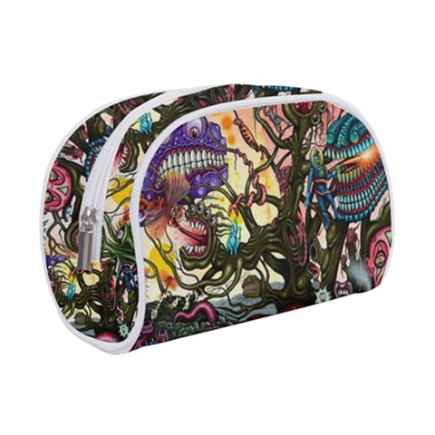 Psychedelic Funky Trippy Make Up Case (Small) from ArtsNow.com