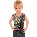 Psychedelic Funky Trippy Kids  Sport Tank Top
