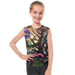 Psychedelic Funky Trippy Kids  Mesh Tank Top