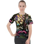 Psychedelic Funky Trippy Women s Sport Raglan T-Shirt