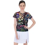 Psychedelic Funky Trippy Women s Sports Top