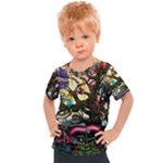 Psychedelic Funky Trippy Kids  Sports T-Shirt