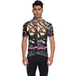 Psychedelic Funky Trippy Men s Short Sleeve Cycling Jersey