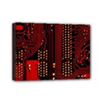 Technology Computer Circuit Mini Canvas 7  x 5  (Stretched)