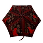 Technology Computer Circuit Mini Folding Umbrellas