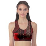 Technology Computer Circuit Fitness Sports Bra