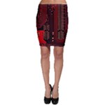 Technology Computer Circuit Bodycon Skirt