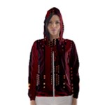 Technology Computer Circuit Women s Hooded Windbreaker