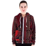Technology Computer Circuit Women s Zipper Hoodie