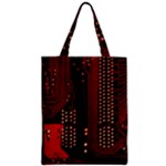 Technology Computer Circuit Zipper Classic Tote Bag