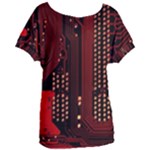 Technology Computer Circuit Women s Oversized T-Shirt