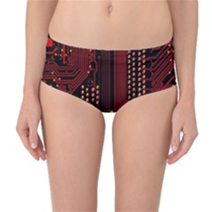 Mid-Waist Bikini Bottoms 