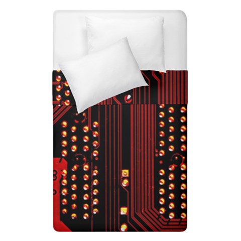Technology Computer Circuit Duvet Cover Double Side (Single Size) from ArtsNow.com