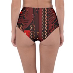 Reversible High-Waist Bikini Bottoms 