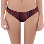 Technology Computer Circuit Reversible Hipster Bikini Bottoms