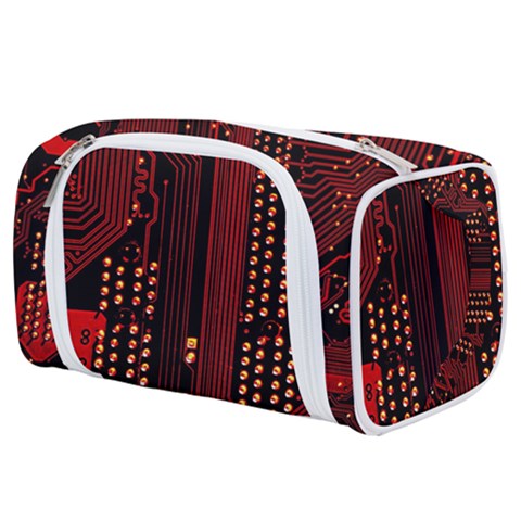 Technology Computer Circuit Toiletries Pouch from ArtsNow.com