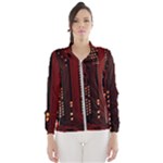 Technology Computer Circuit Women s Windbreaker