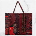Zipper Large Tote Bag 