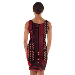 Wrap Front Bodycon Dress 