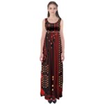 Technology Computer Circuit Empire Waist Maxi Dress