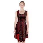 Technology Computer Circuit Racerback Midi Dress