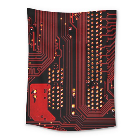 Technology Computer Circuit Medium Tapestry from ArtsNow.com