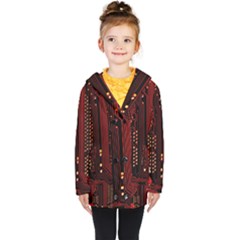Kids  Double Breasted Button Coat 