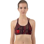 Technology Computer Circuit Back Web Sports Bra