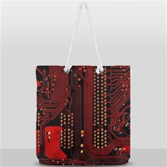 Full Print Rope Handle Tote (Large) 