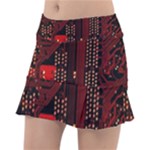 Technology Computer Circuit Classic Tennis Skirt