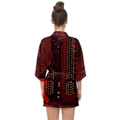 Half Sleeve Chiffon Kimono 