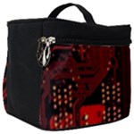 Technology Computer Circuit Make Up Travel Bag (Big)