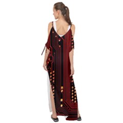 Maxi Chiffon Cover Up Dress 