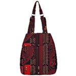Technology Computer Circuit Center Zip Backpack