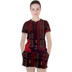 Technology Computer Circuit Women s T-Shirt and Shorts Set